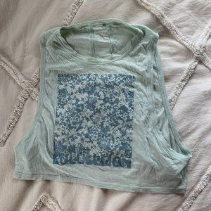 Lululemon cropped athletic tank top